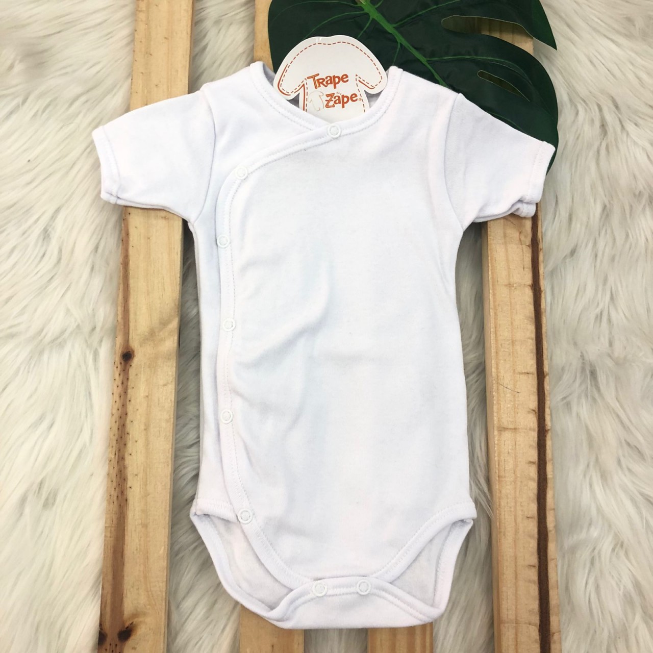  Body Kimono M/c Branco liso